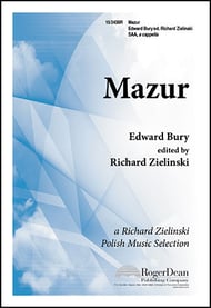 Mazur SSA choral sheet music cover Thumbnail